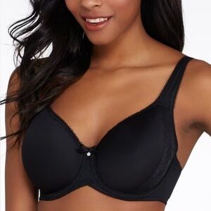 NEW! Wacoal 853186 Retro Chic Full Figure Contour Underwire Bra 36F / 36DDD